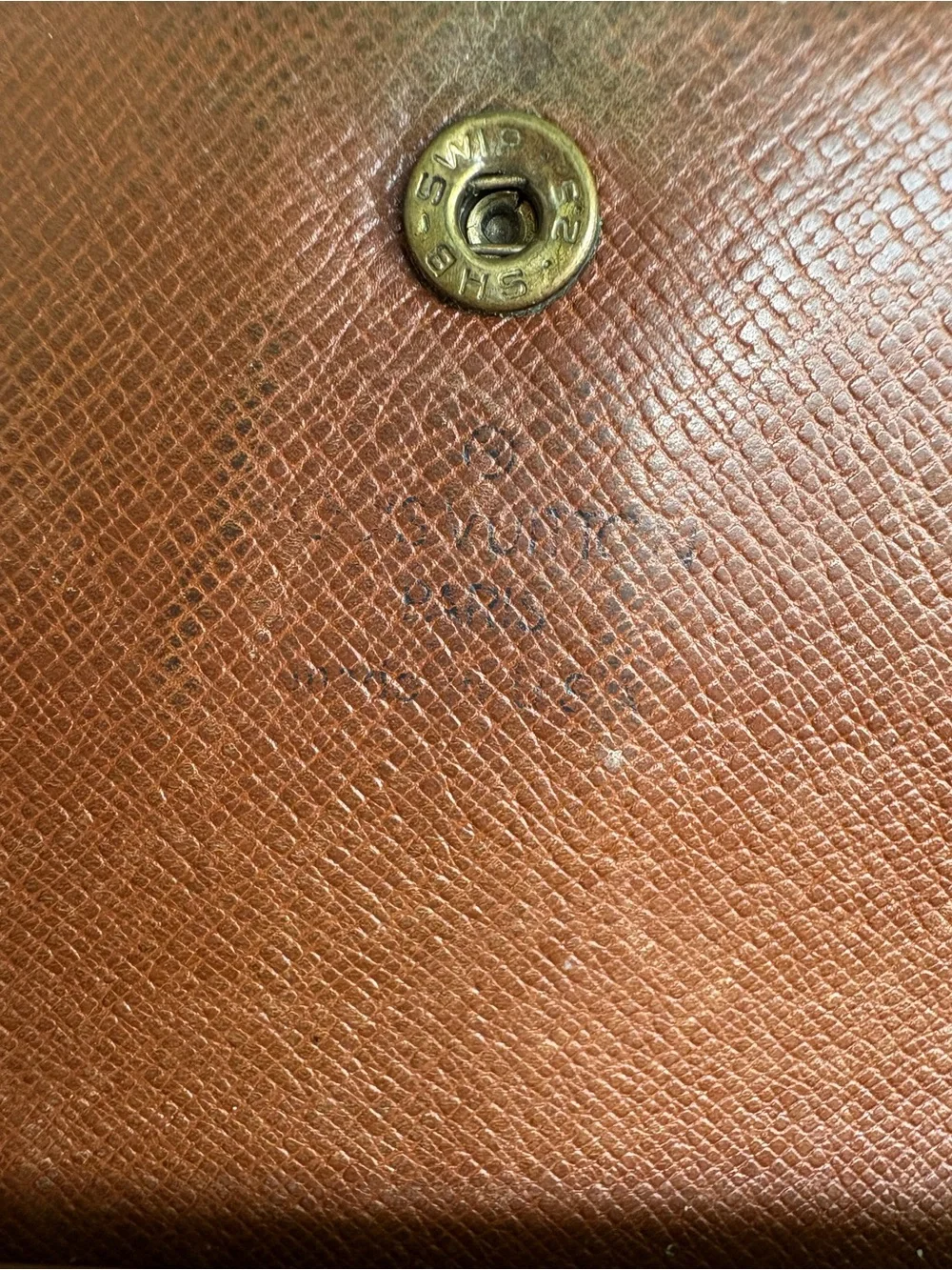 Louis Vuitton Monogram Canvas Wallet in Brown and Gold